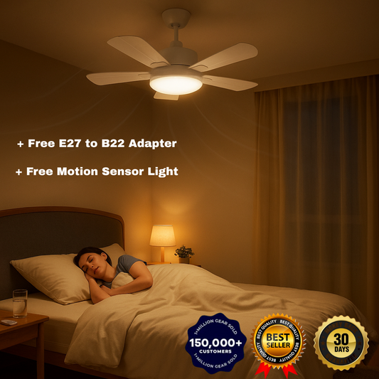 Ceiling Fan With LED Light